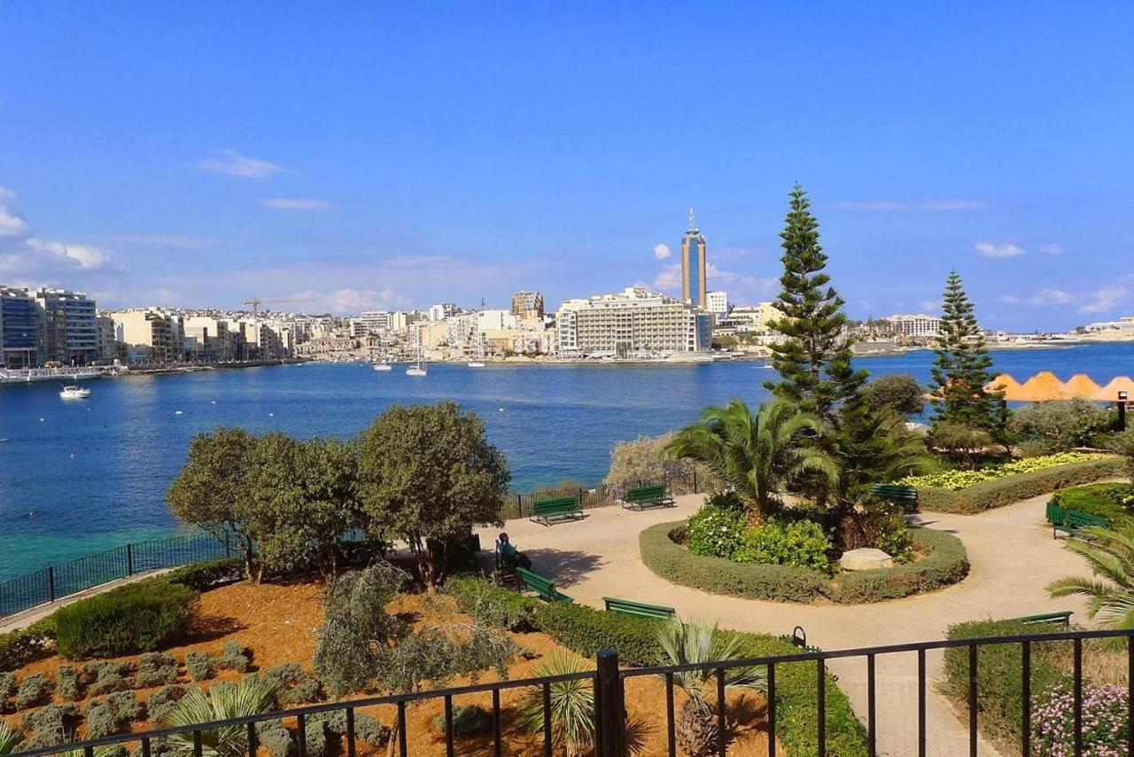 Luxury Apt W/ Side Seaviews And Pool, Top Location Слима Екстериор снимка